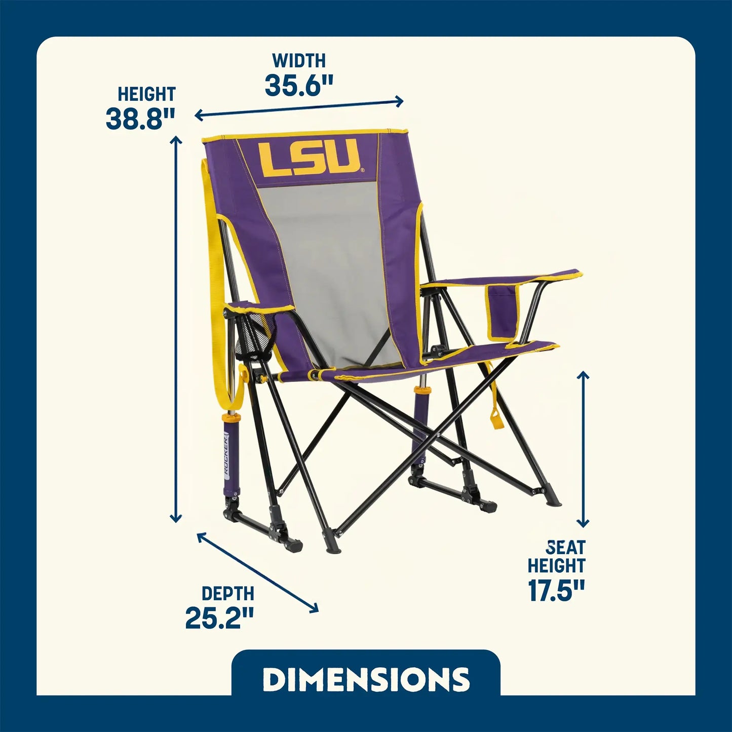 Comfort Pro Rocker™ - LSU Tigers
